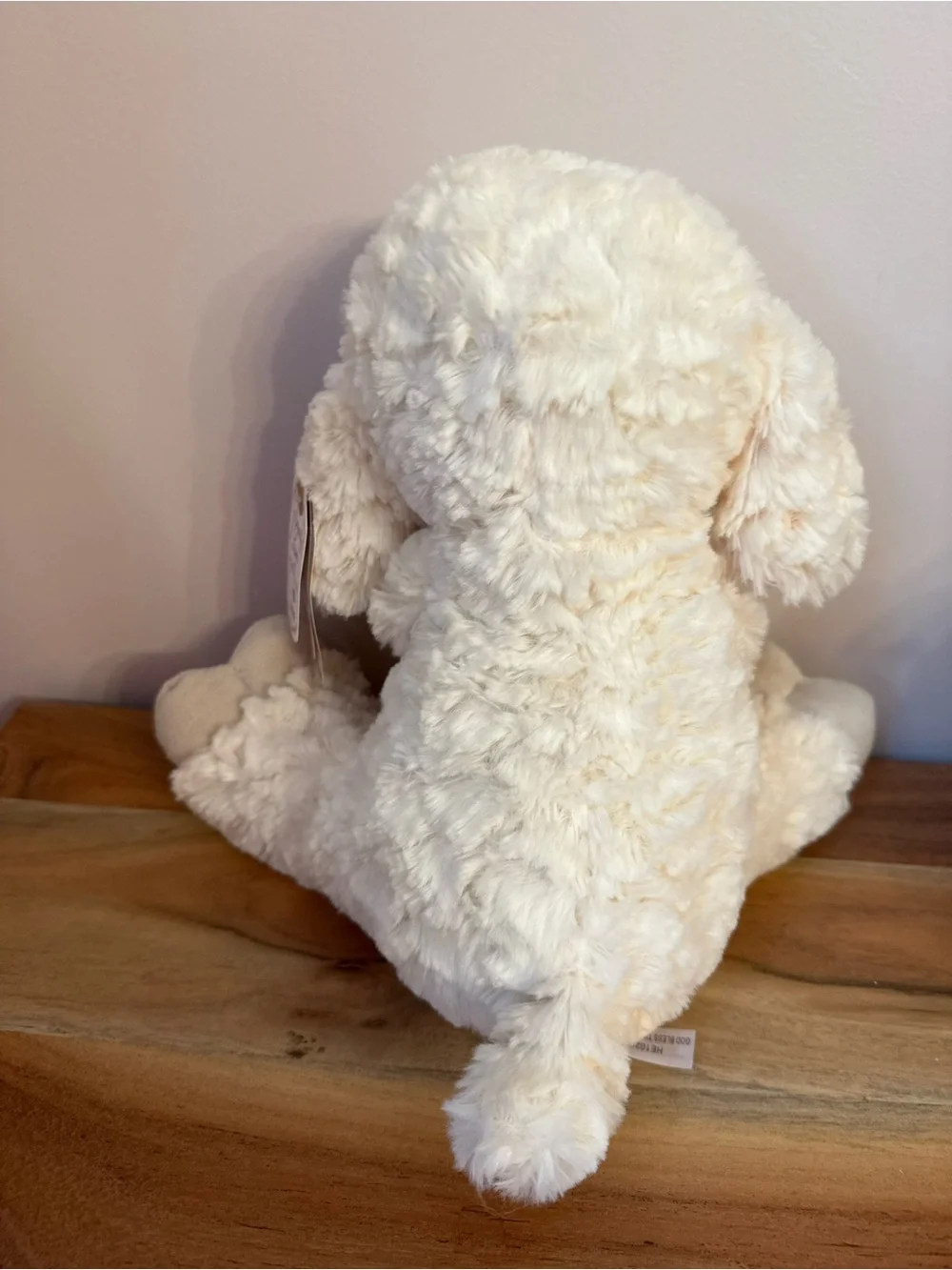 Ganz serenity lamb with crib cross Jesus loves me, plush stuffed animal blue NWT